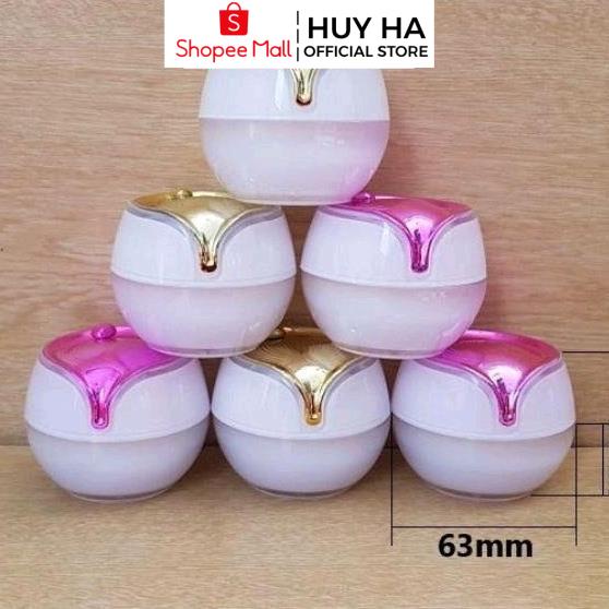 Hũ Hộp Chiết Mỹ Phẩm HUY HA COSMETIC PACKAGING Face Cao Cấp Sò Giọt Nước 20g, Phụ Kiện Du Lịch