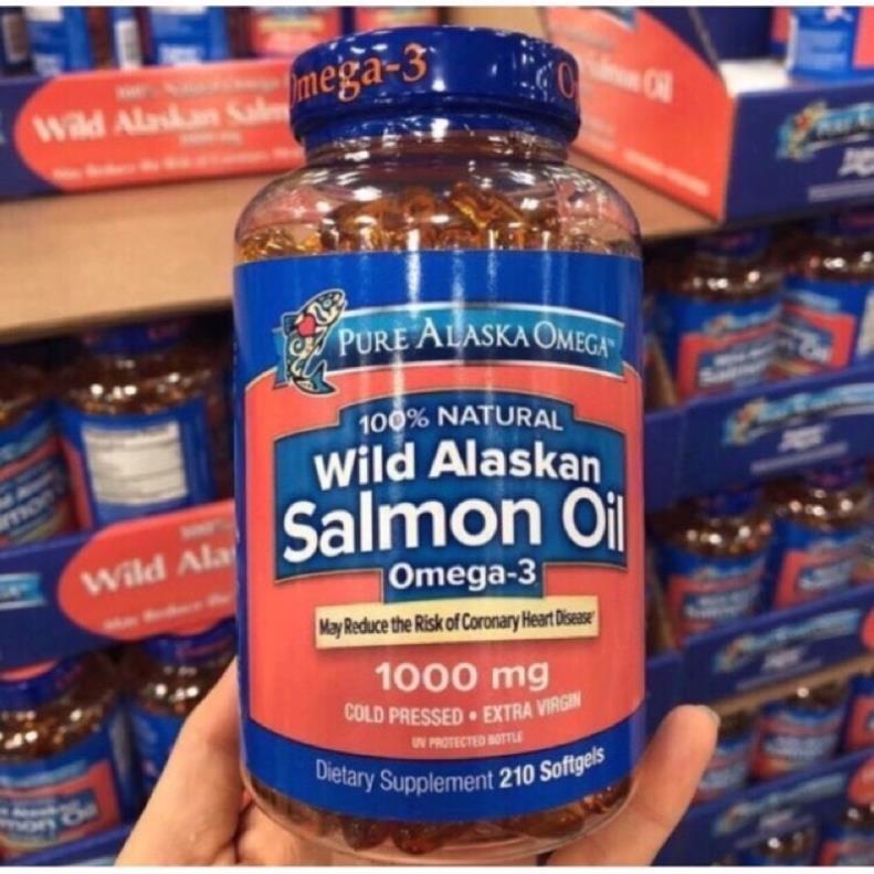 [Chính Hãng] Dầu cá hồi pure alaska omega 3 đến từ Mỹ