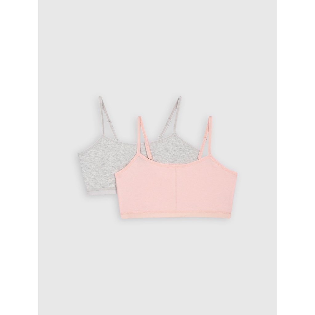 Combo 2 áo lót bé gái CANIFA áo hai dây chất liệu cotton1US22A013