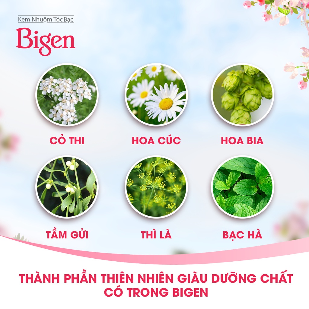 Thuốc nhuộm phủ bạc Bigen Milky 100ml dạng kem nhập khẩu Nhật Bản, nhuộm tóc bạc hoàn toàn, nhuộm dễ tại nhà