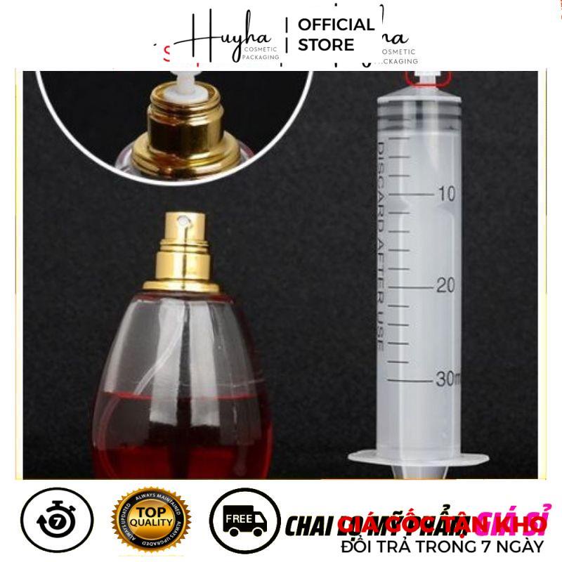 Dụng Cụ Chiết Nước Hoa HUY HA COSMETIC PACKAGING Ống Xilanh Chiết Nước Hoa 10ml Có Đầu Chiết Chuyên Dụng Chiết Nước Hoa