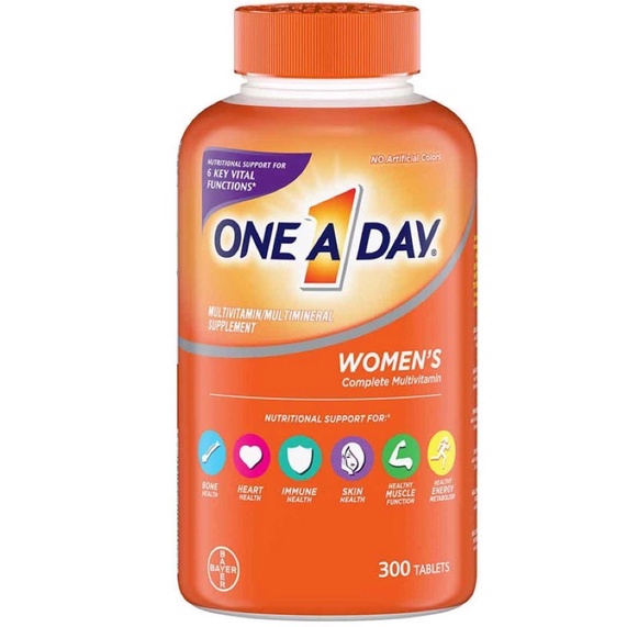 Viên Uống One A Day Cho nữ dưới 50 tuổi 300 viên