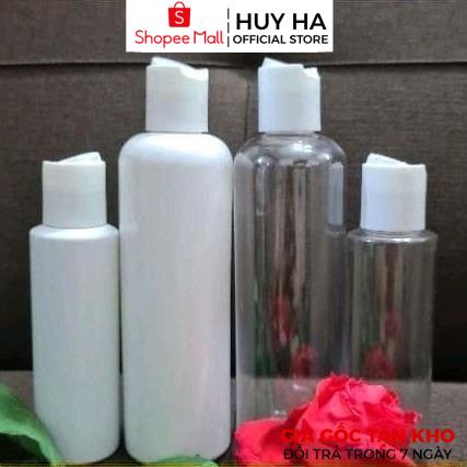 [Sỉ Siêu Rẻ] Chai Lọ Chiết Mĩ Phẩm HUY HA COSMETIC PACKAGING Nhựa Pet Nắp Nhấn 150ml,200ml,250ml Chiết Mỹ Phẩm