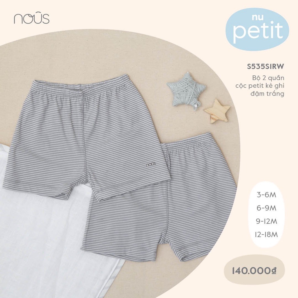 Set 2 quần dài bé trai bé gái đủ màu - Nous Bình Dương