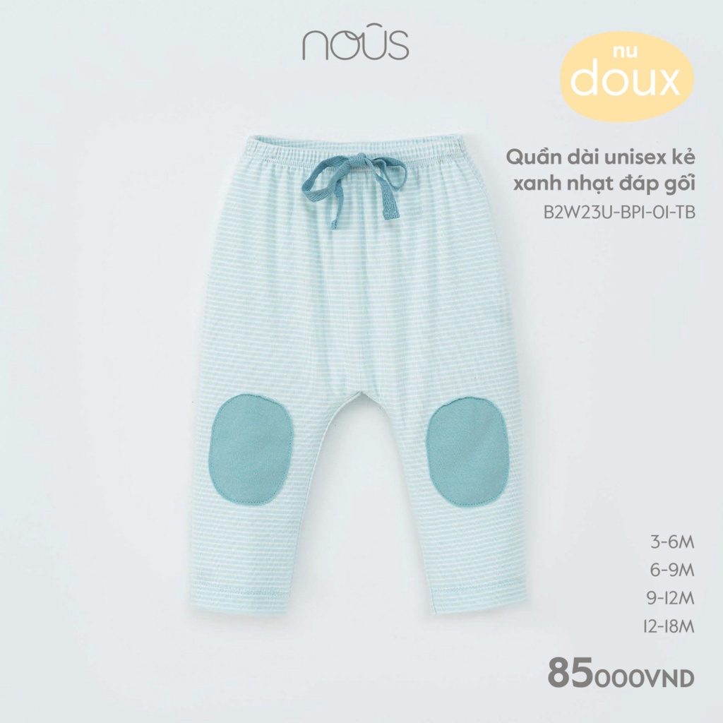 Set 2 quần dài bé trai bé gái đủ màu - Nous Bình Dương