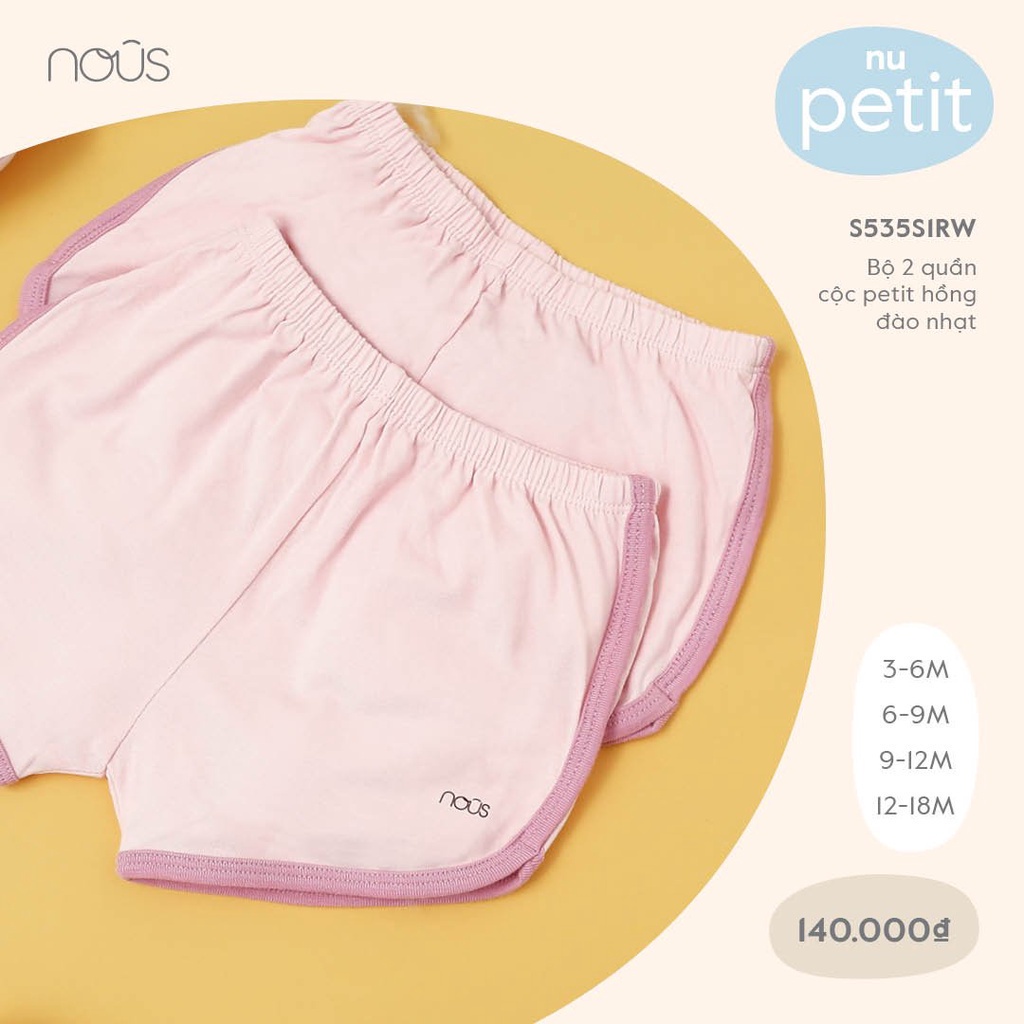 Set 2 quần dài bé trai bé gái đủ màu - Nous Bình Dương