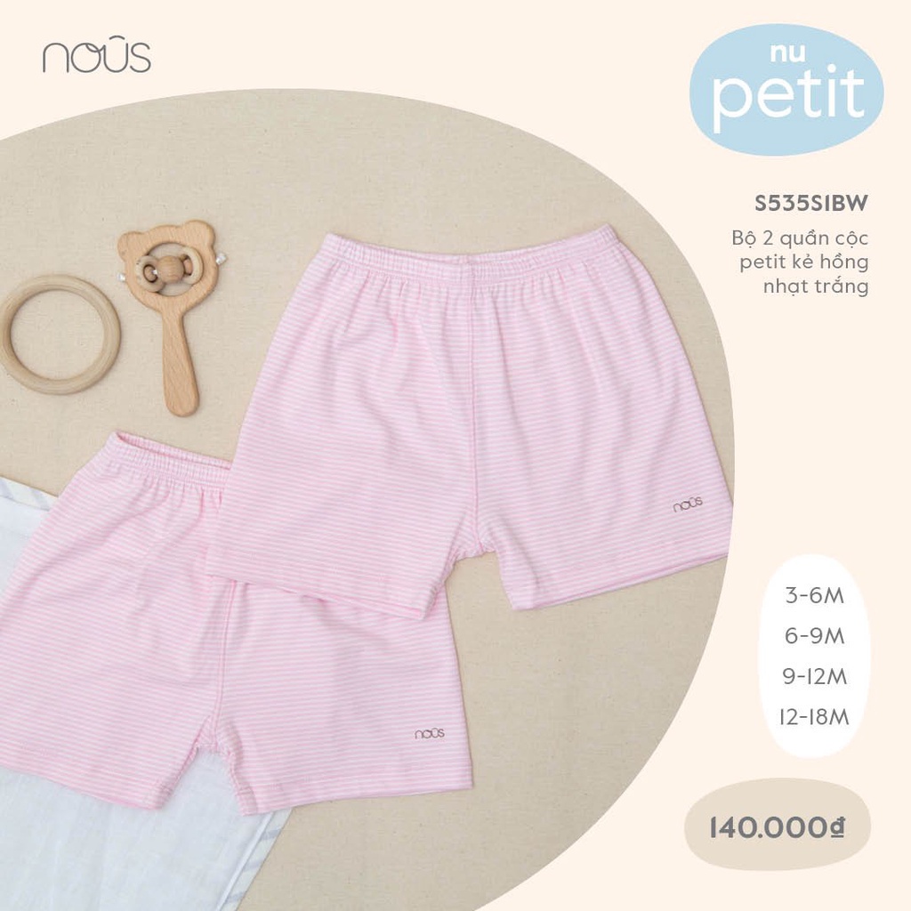 Set 2 quần dài bé trai bé gái đủ màu - Nous Bình Dương