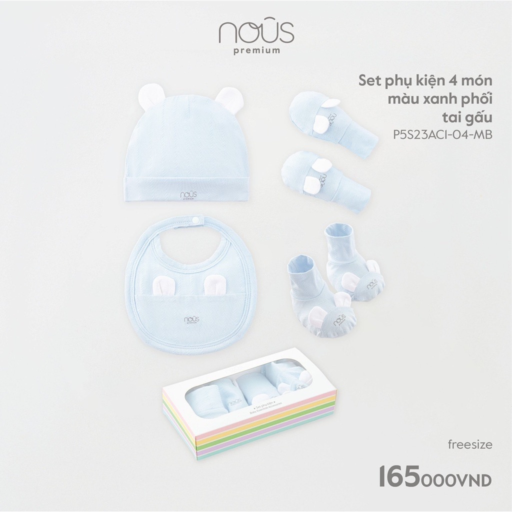 Set phụ kiện 2 mũ sơ sinh petit mềm mát cho bé đủ size - Nous Bình Dương