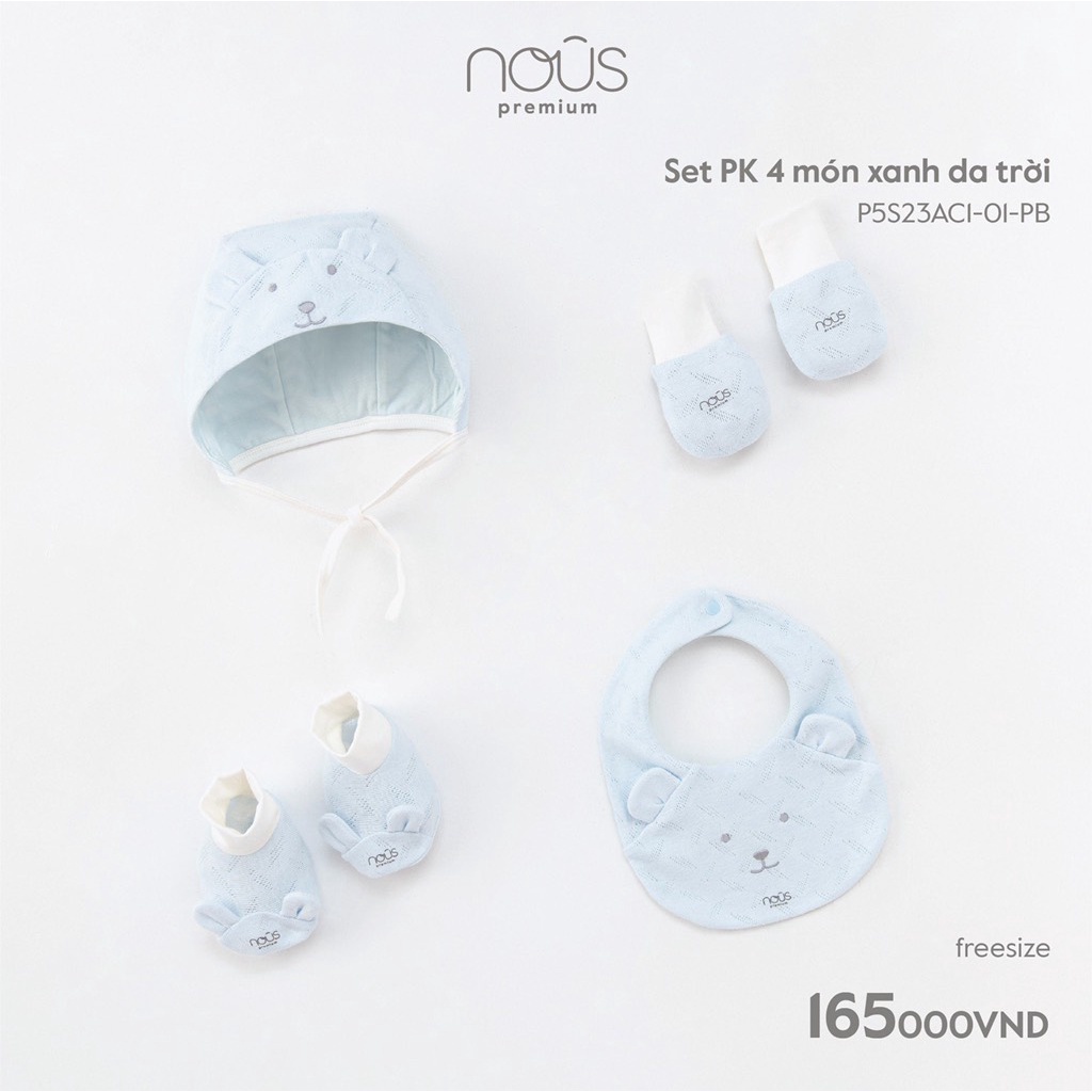 Set phụ kiện 2 mũ sơ sinh petit mềm mát cho bé đủ size - Nous Bình Dương