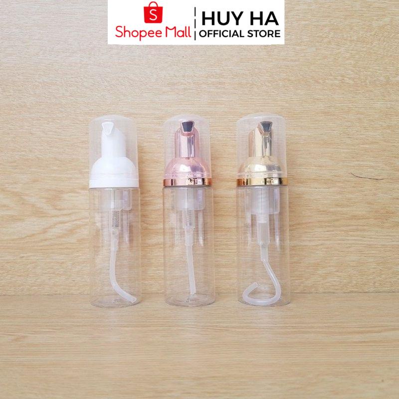 Chai Lọ Xịt Tạo Bọt 30ml,50ml Đựng Sữa Rửa Mặt HUY HA COSMETIC PACKAGING