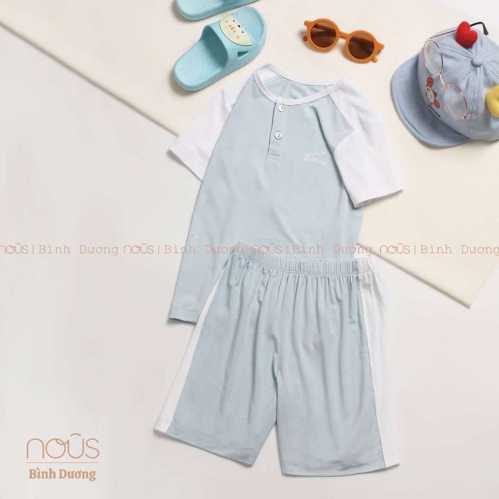 Bộ Nous Kids Bé Trai, Bé Gái Cộc Tay, Dài Nous 2 Đến 5 Tuổi Mềm Mát Nous Bình Dương