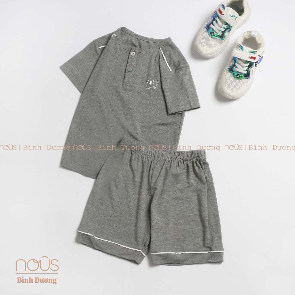 Bộ Nous Kids Bé Trai, Bé Gái Cộc Tay, Dài Nous 2 Đến 5 Tuổi Mềm Mát Nous Bình Dương