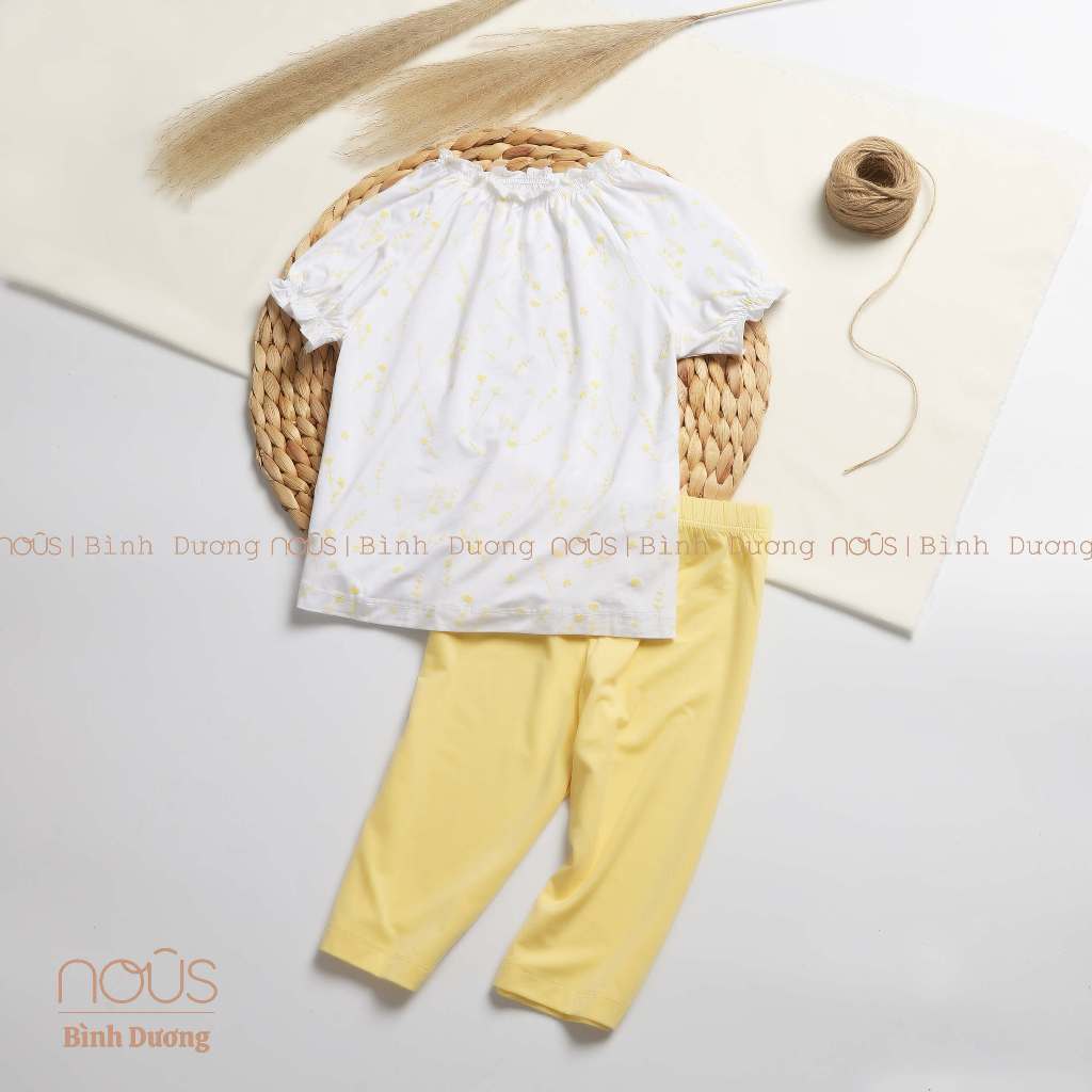 Bộ Nous Kids Bé Trai, Bé Gái Cộc Tay, Dài Nous 2 Đến 5 Tuổi Mềm Mát Nous Bình Dương