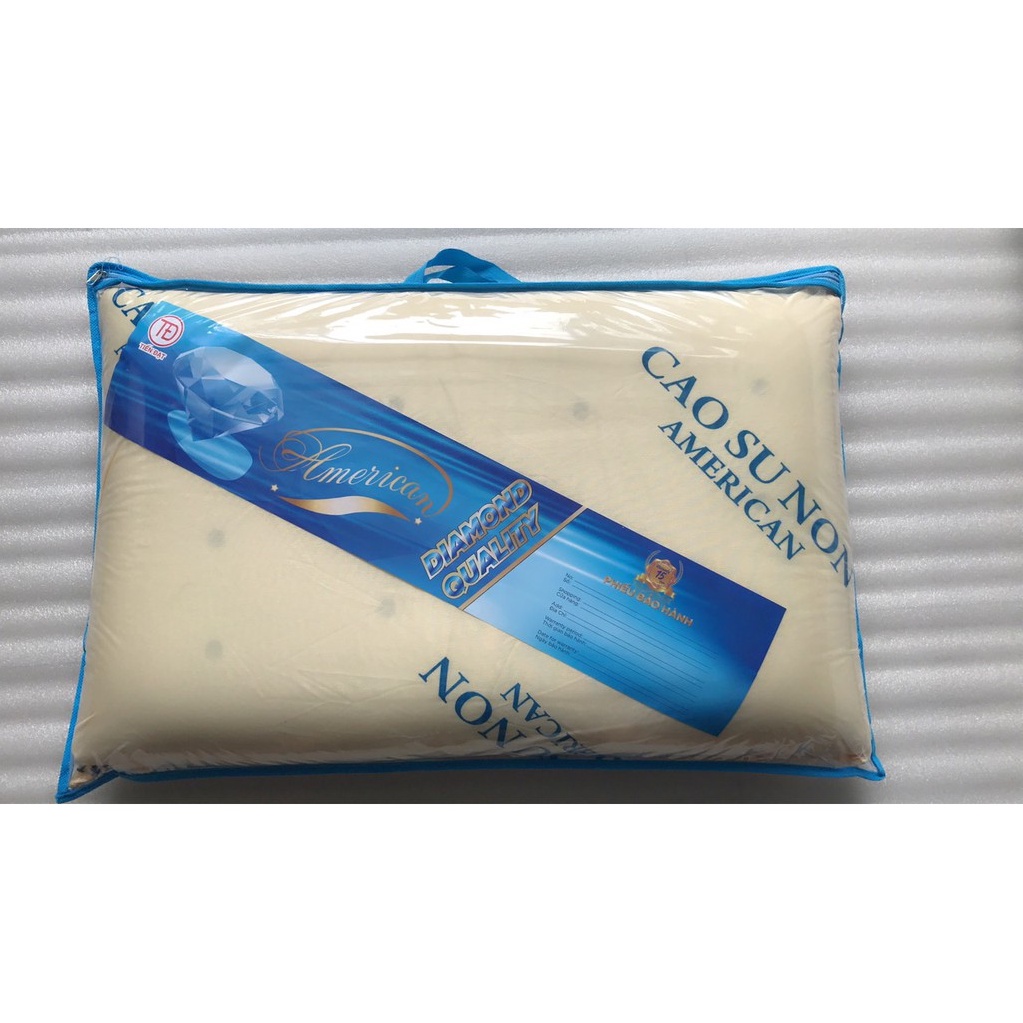 Gối Nằm Cao Su Non Cao Cấp Nâng Niu Giấc Ngủ Gia Đình Bạn Kích Thước 40 x 60cm