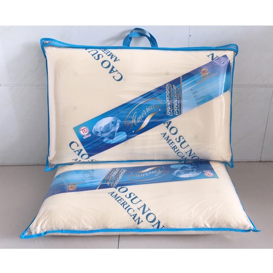 Gối Nằm Cao Su Non Cao Cấp Nâng Niu Giấc Ngủ Gia Đình Bạn Kích Thước 40 x 60cm
