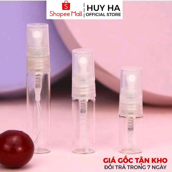 Chai Lọ Chiết Nước Hoa HUY HA COSMETIC PACKAGING Thủy Tinh Tròn 2ml,3ml,5ml,10ml, Phụ Kiện Du Lịch