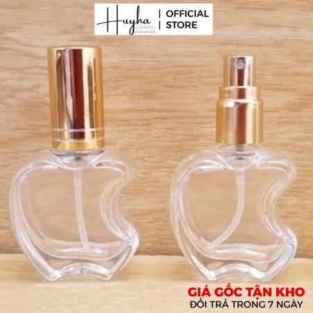 Vỏ Chai Lọ Chiết Nước Hoa Hình Táo 10ml-12ml Đựng Dầu Thơm , Phụ Kiện Du Lịch HUY HA COSMETIC PACKAGING