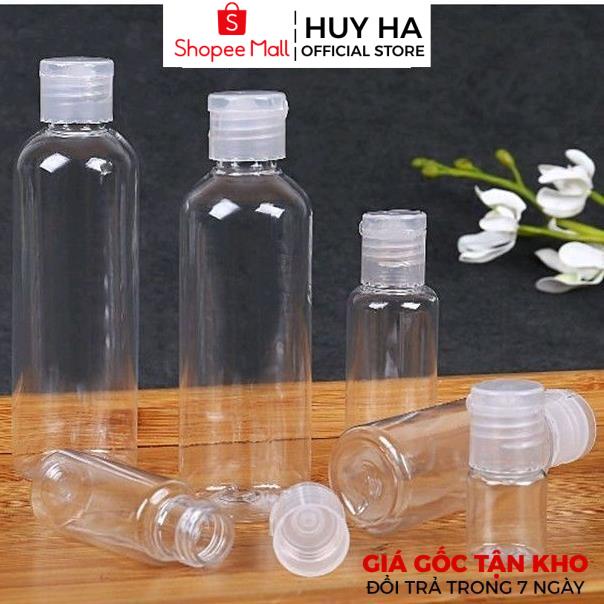 Chai Lọ Nhựa Nắp Bật [10ml - 250ml] Chiết Mỹ Phẩm HUY HA COSMETIC PACKAGING, Phụ Kiện Du Lịch