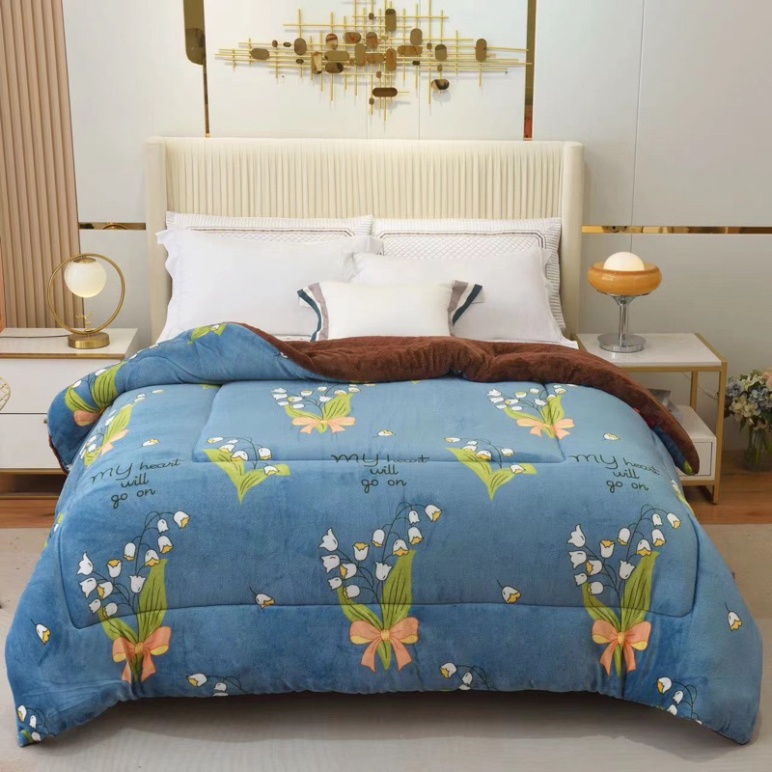 Chăn Cừu Tuyết YUKI Cao Cấp, Dầy Dặn Hàng Loại Thượng Hạng.