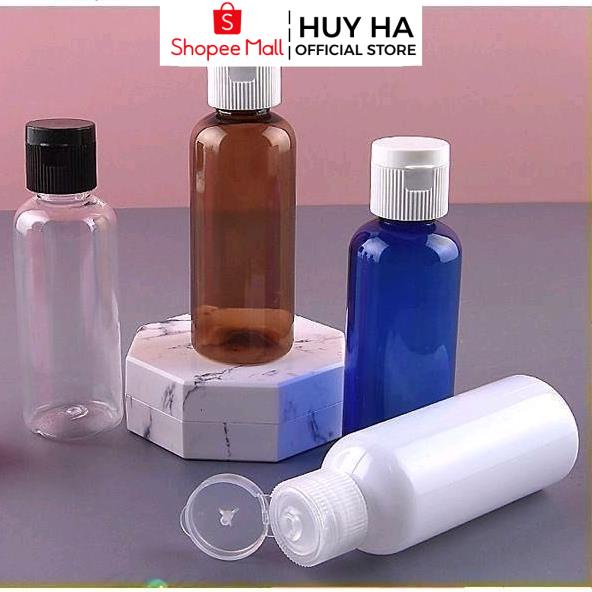 Chai Nhựa Nắp Bật HUY HA COSMETIC PACKAGING 20ml,30ml,50ml,100ml Chiết Mỹ Phẩm , Phụ Kiện Du Lịch