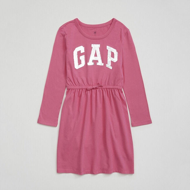 GAP - Đầm Thun Bé Gái - Logo - V-LS LOGO DRESS 736674-01