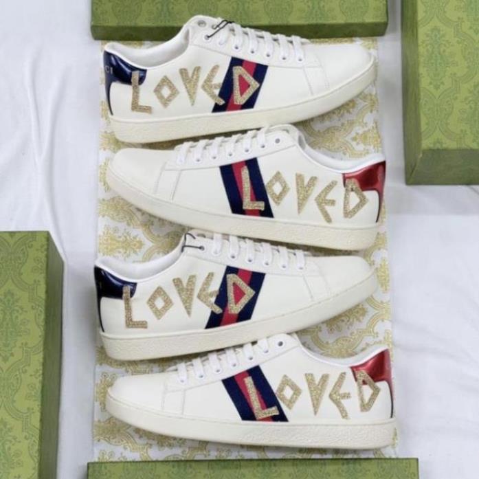 GIÀY THỂ THAO NAM, gucci LEVED nam, nữ - SNEAKER DA THẬT- thời trang