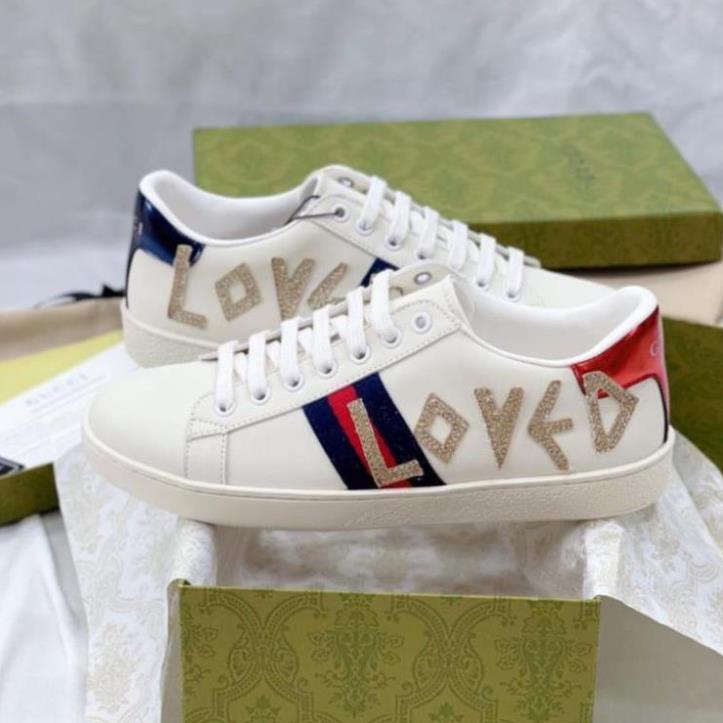 GIÀY THỂ THAO NAM, gucci LEVED nam, nữ - SNEAKER DA THẬT- thời trang