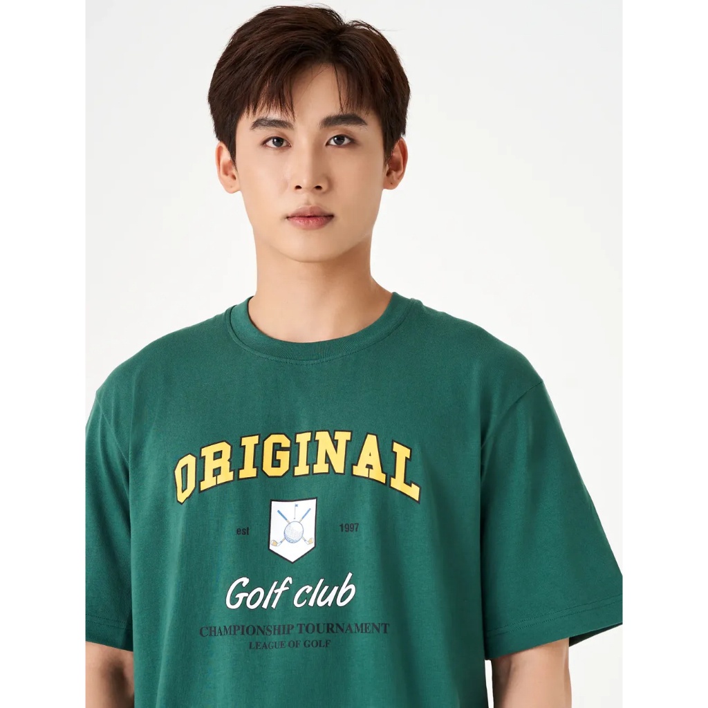 Áo phông nam CANIFA chất liệu 100% cotton co giãn, thấm hút mồ hôi, dáng rộng - 8TS23C001