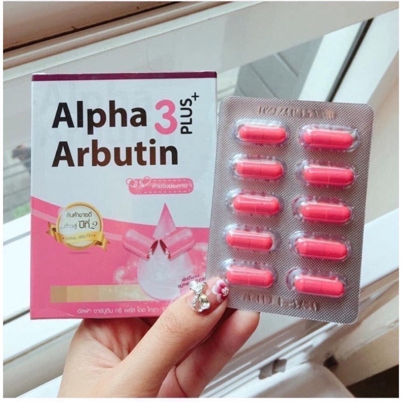 Viên Bột Kích Trắng Da Kyra Alpha Arbutin 3 Plus+ .