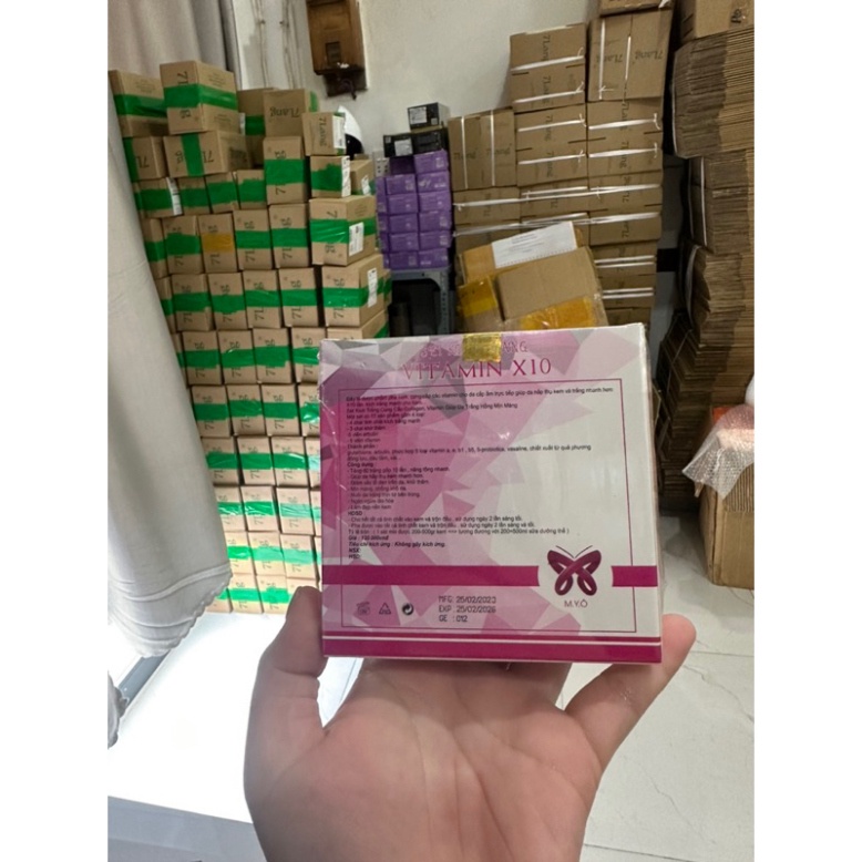 Bộ Kích Trắng X10 Vitamin Làm Trắng Mạnh Gấp 10 Hộp Như Hình .