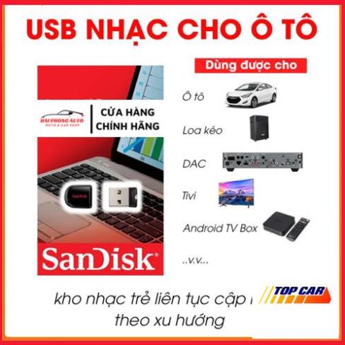 [HOT] USB Ô tô tải sẵn Nhạc Hình + Nhạc Tiếng 32Gb Chính Hãng cho Ô tô, Xe hơi