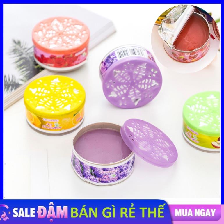 Sáp thơm phòng 63g, hôp sáp thơm để phòng tắm, phòng ngủ, tủ quần áo giúp khử mùi khó chịu, tạo hương thơm độc đáo