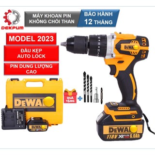 Máy khoan | máy khoan pin không chổi than 3 chức năng 10cell cao cấp | khoan tường | bắt vít | khoan gỗ
