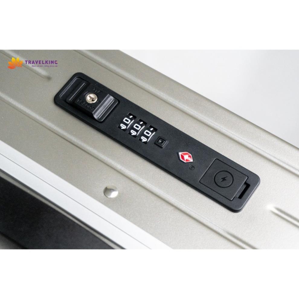 Vali doanh nhân cao cấp có ngăn đựng laptop TRAVELKING KN8082 bảo hành 10 năm, phân phối bởi VALIKING