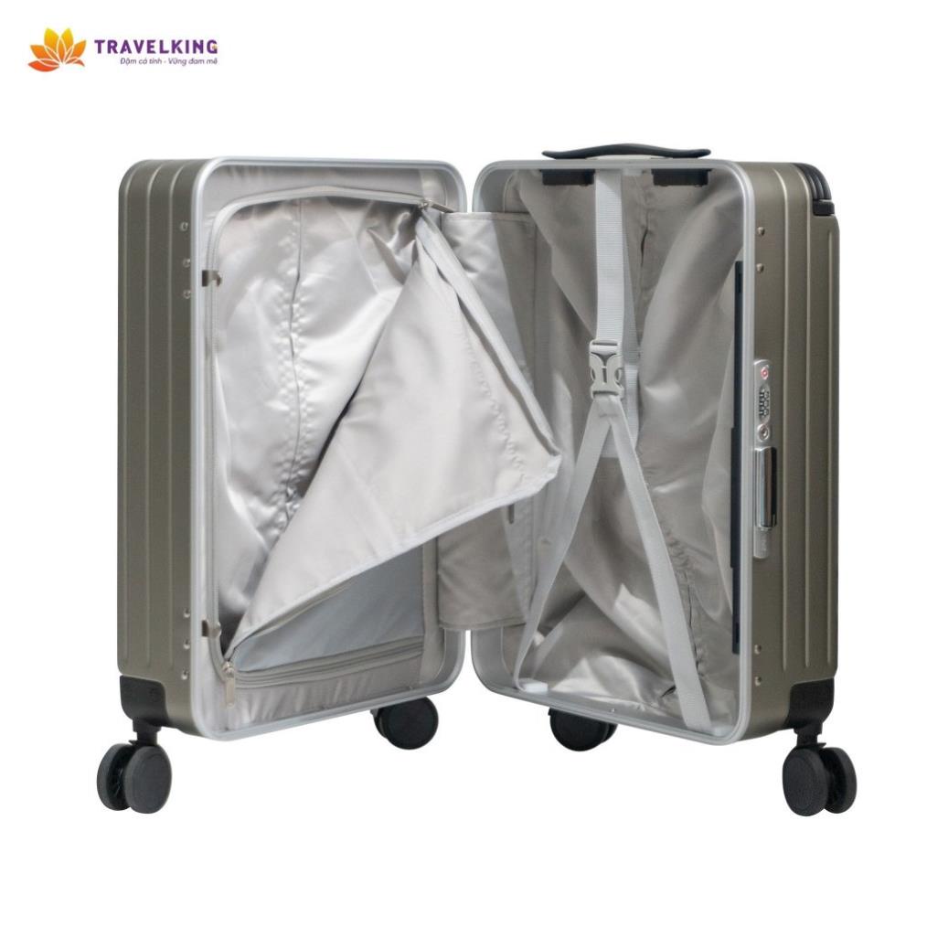 Vali doanh nhân cao cấp có ngăn đựng laptop TRAVELKING KN8082 bảo hành 10 năm, phân phối bởi VALIKING