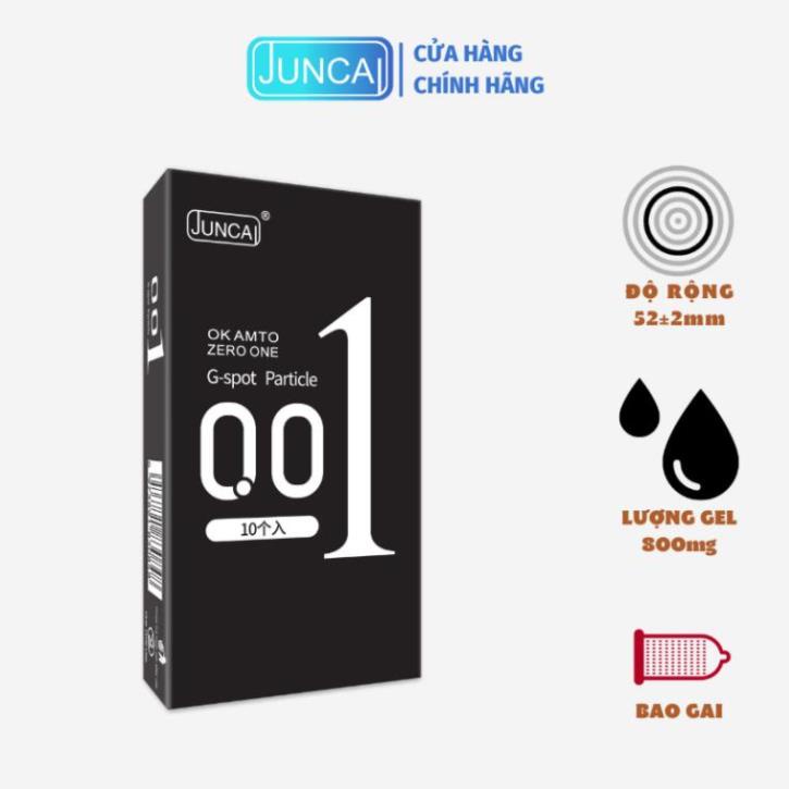 Bao cao su Gai Siêu mỏng JUNCAI G Kéo dài thời gian quan hệ Cực hưng phấn Size lớn nhỏ Chống xuất tinh sớm nam nữ