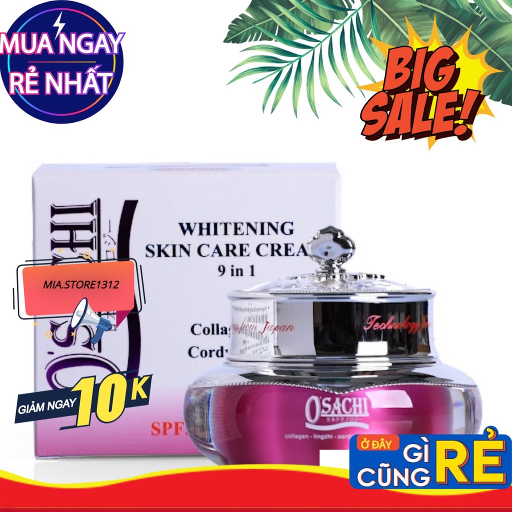 KEM OSACHI TÍM 9 IN 1 - O'SACHI WHITENIG SKIN CARE CREAM 20G - MỜ NÁM - CHỐNG LÃO HOÁ DA 𝐜𝐮𝐚𝐡𝐚𝐧𝐠𝐦𝐲𝐩𝐡𝐚𝐦𝟏𝟗Ⓡ
