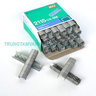 Kim bấm max staples 2115 ¼-5m 5000 staples codes no. ms93123 sử dụng cho max hd 88r hd88r