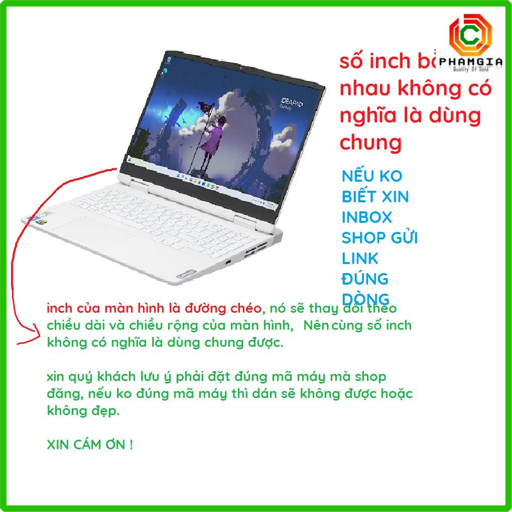Dán màn hình cường lực laptop Asus ROG Zephyrus M16  Gu603 / M16  Gu604, G16 nano dẻo siêu mỏng trong, nhám