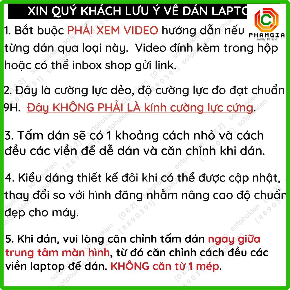 Dán màn hình cường lực laptop Asus ROG Zephyrus M16  Gu603 / M16  Gu604, G16 nano dẻo siêu mỏng trong, nhám