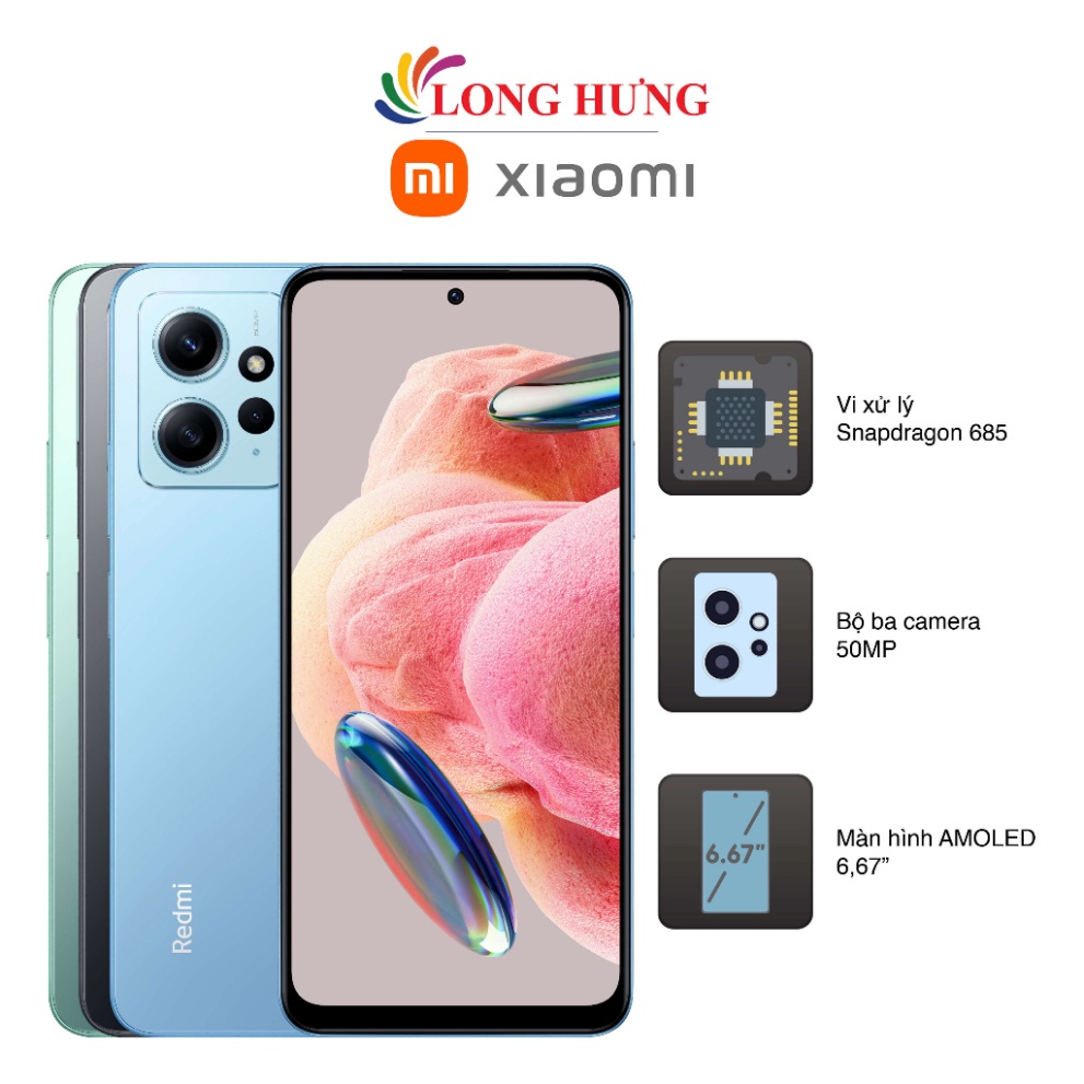 Điện thoại Xiaomi Redmi Note 12  - Hàng chính hãng