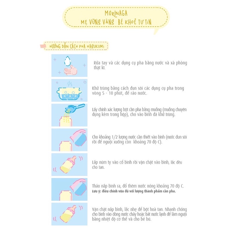 Sữa Morinaga số 1 Hagukumi 850g / 320g