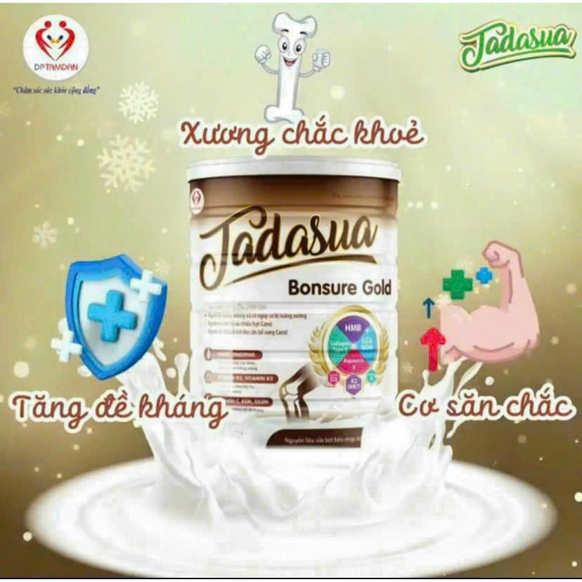 Bonsure Gold Tadasua - Sữa dinh dưỡng dành cho người bị loãng xương, cần bổ sung canxi