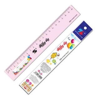 COMBO 2 CÂY Thước mica cứng Thiên Long 20cm 30cm