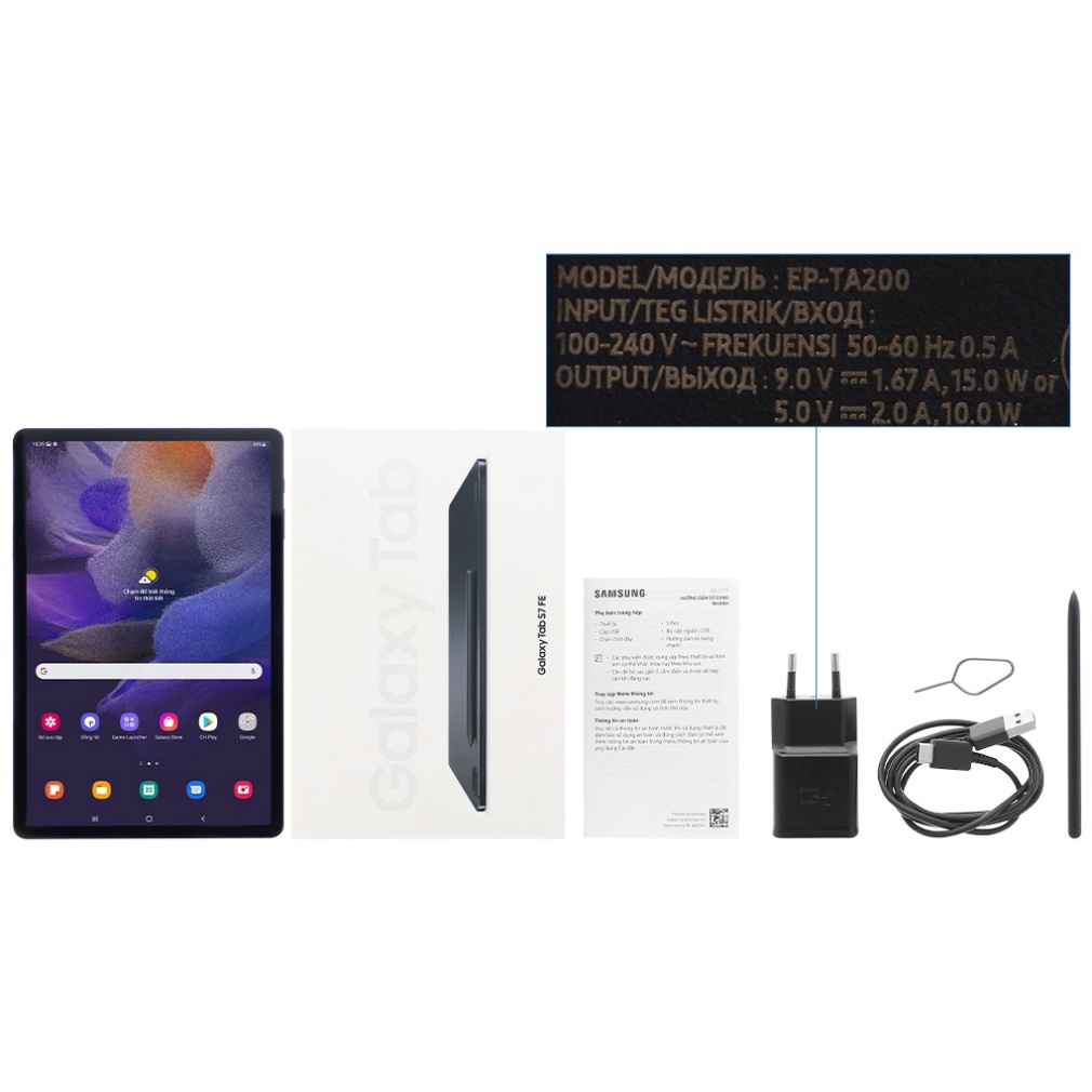 Máy tính bảng Samsung Galaxy Tab S7 FE Wifi  - Hàng Chính Hãng, Nguyên seal