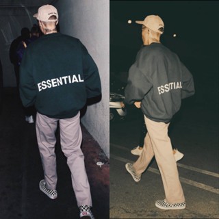 ÁO Sweater Essentials, Áo nỉ bông nam nữ unisex from rộng oversize