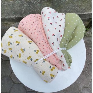 SET 5 Tấm vải xô muslin cao cấp 2 lớp tổng hợp các mẫu chery mềm mát,thấm hút khổ 140-145cm BETIN