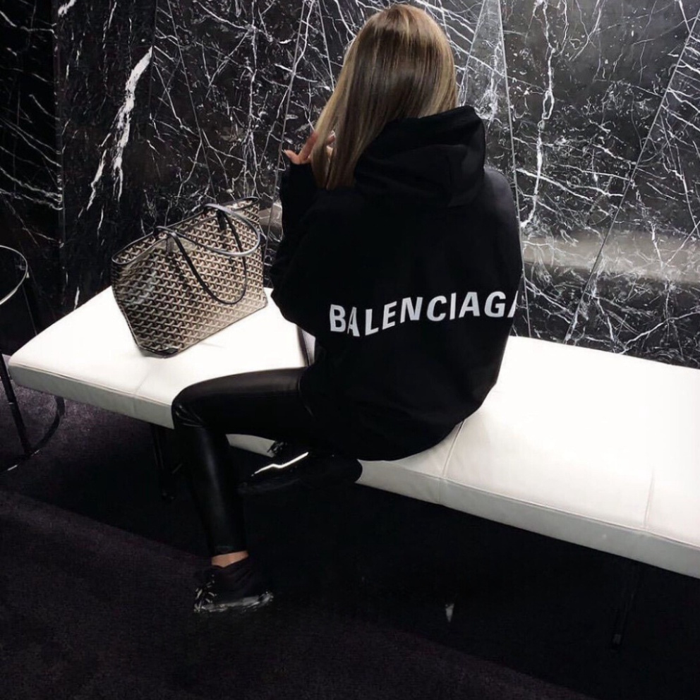 Áo HOODIE BALEN, Áo nỉ form oversize tay bồng mũ 2 lớp chất nỉ bông 100% cotton premium