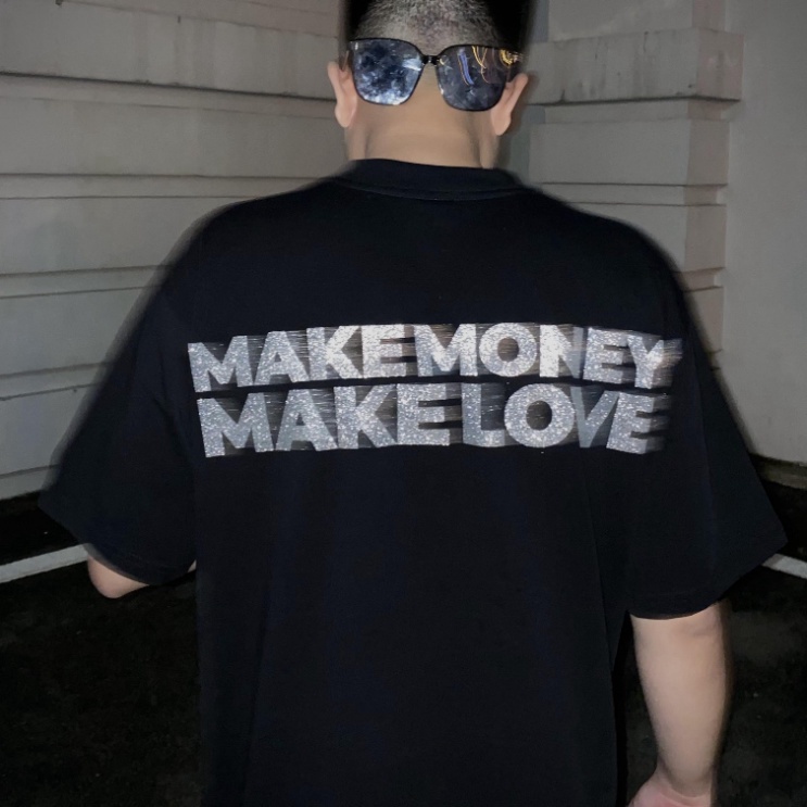 Áo Thun Local Brand Unisex Percents Make Money Make Love, Áo Phông Unisex 100% Cotton 2 chiều Basic Tee