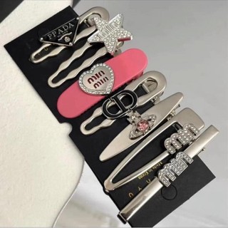 Set kẹp tóc 7 món, kẹp tóc mỏ vịt cho nữ - Set kẹp tóc mạ bạc siêu xinh nè